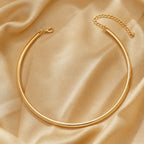 Golden Statement Torque Necklace