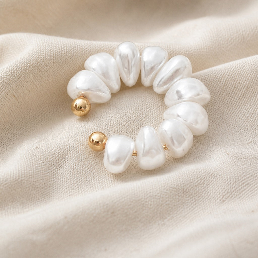 Baroque Pearl Vintage Earrings