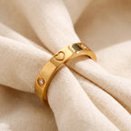 Juliette Heart Eternity Ring