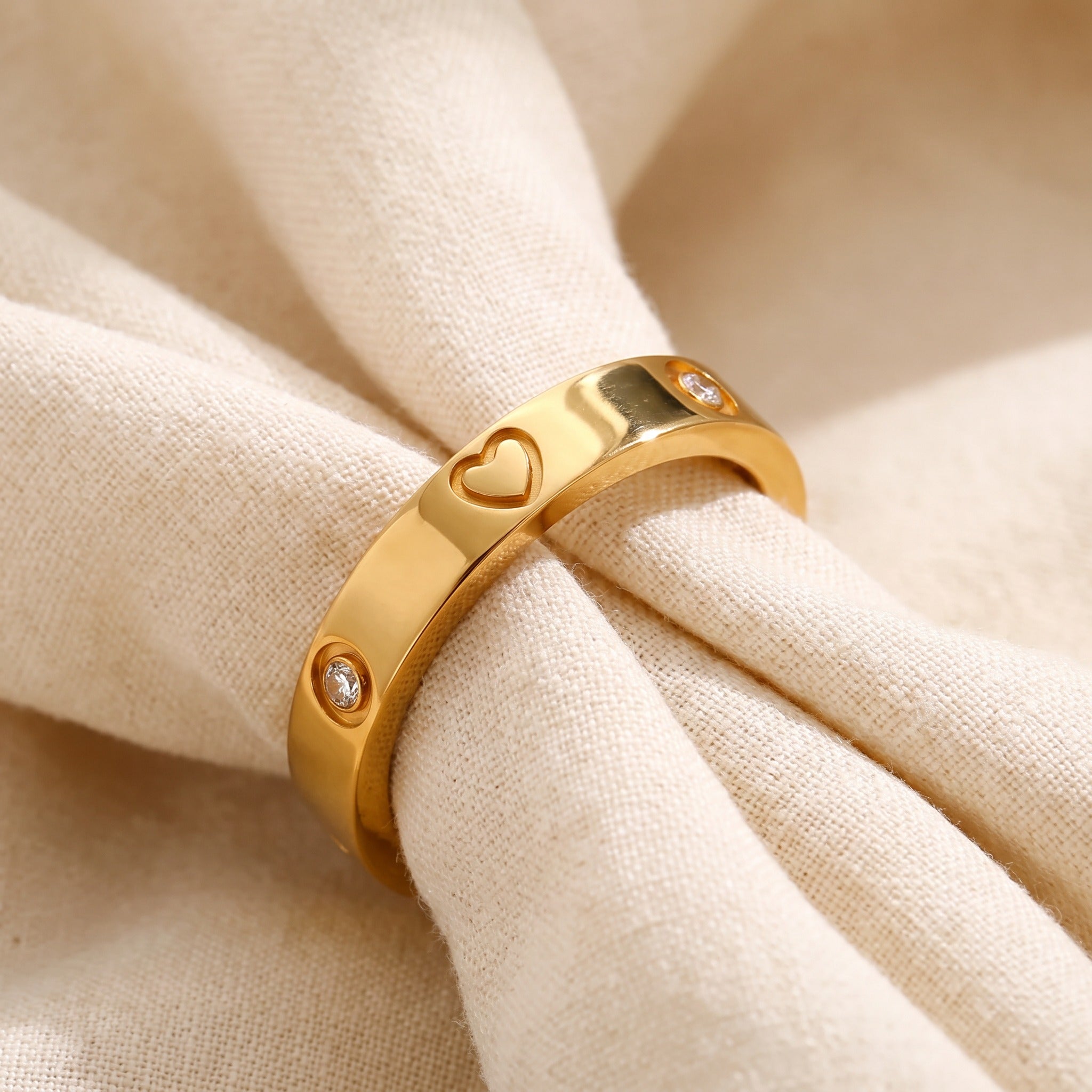 Juliette Heart Eternity Ring