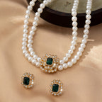 Verdalle Emerald Pearl Set