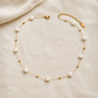 Timeless Pearl Beaded Necklace
