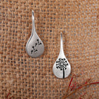Dandelion Statement Drop Earrings