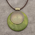 Retro Threaded Pendant Necklace