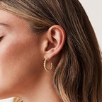 Rope Twist Vintage Hoops
