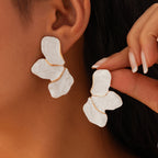 Delicate Glaze Flower Earrings