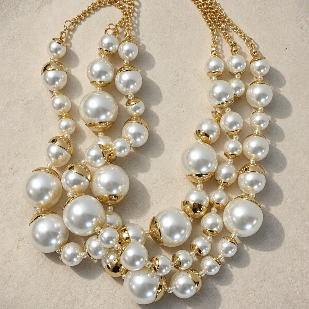 Pearl Dynasty Collar Necklace