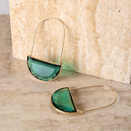Minimalist Geometric Drop Earrings