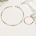Charming Colorful Rhinestone Set