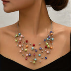 Romantic Bead Boho Necklace