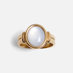Elegant Pearl Gold Ring
