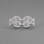 Isla Marina White Gold Crystals Ring