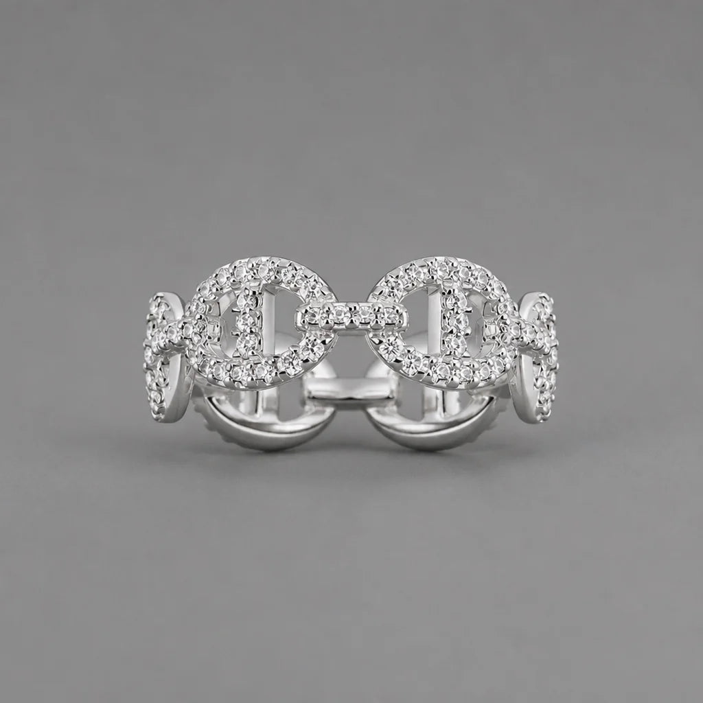 Isla Marina Gold Crystals Ring