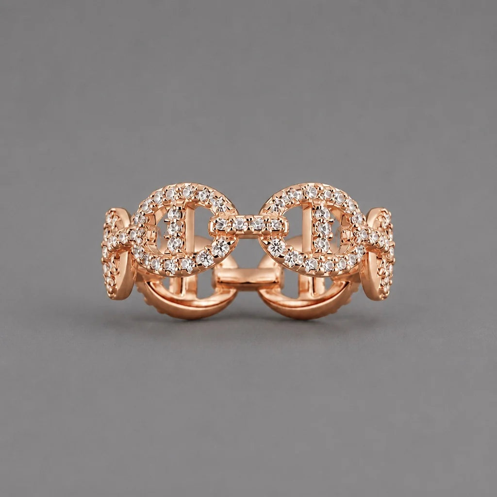 Isla Marina Gold Crystals Ring