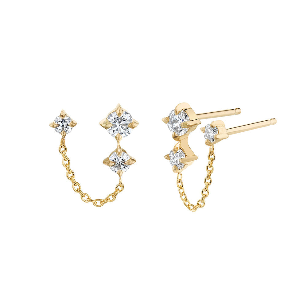 Esme Gold Dome Earrings
