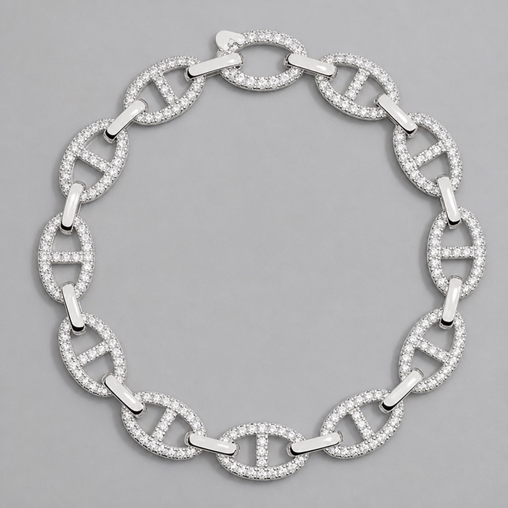 Isla Marina White Gold Classic Bracelet