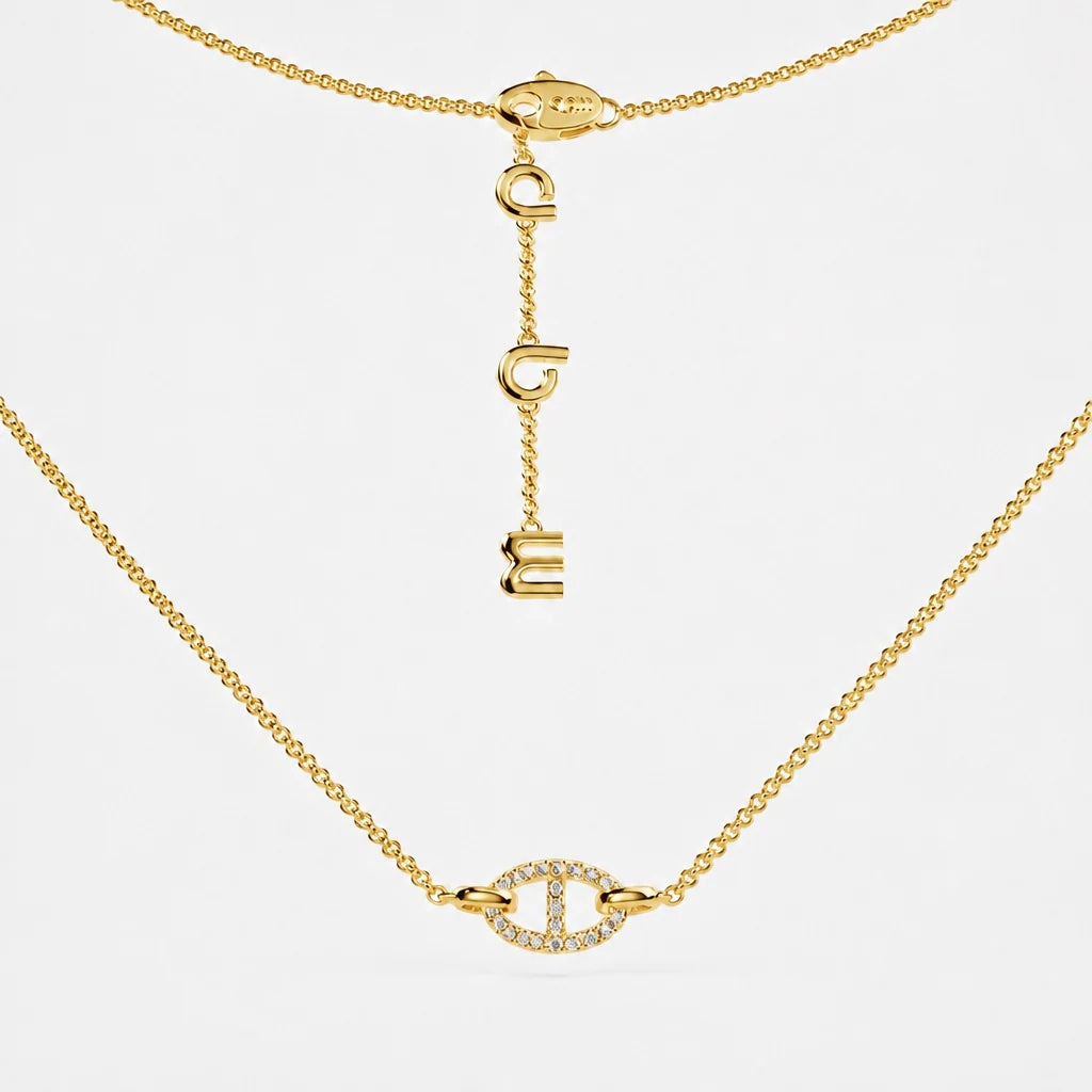 Isla Marina Unique Gold Necklace