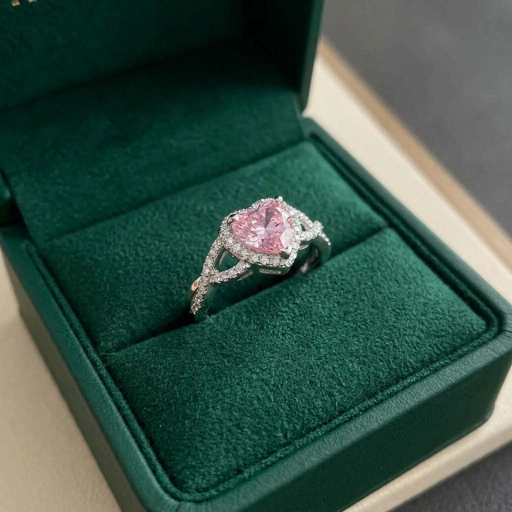 Amour Twist Halo Ring
