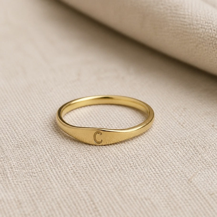 Liora Letter Ring Collection