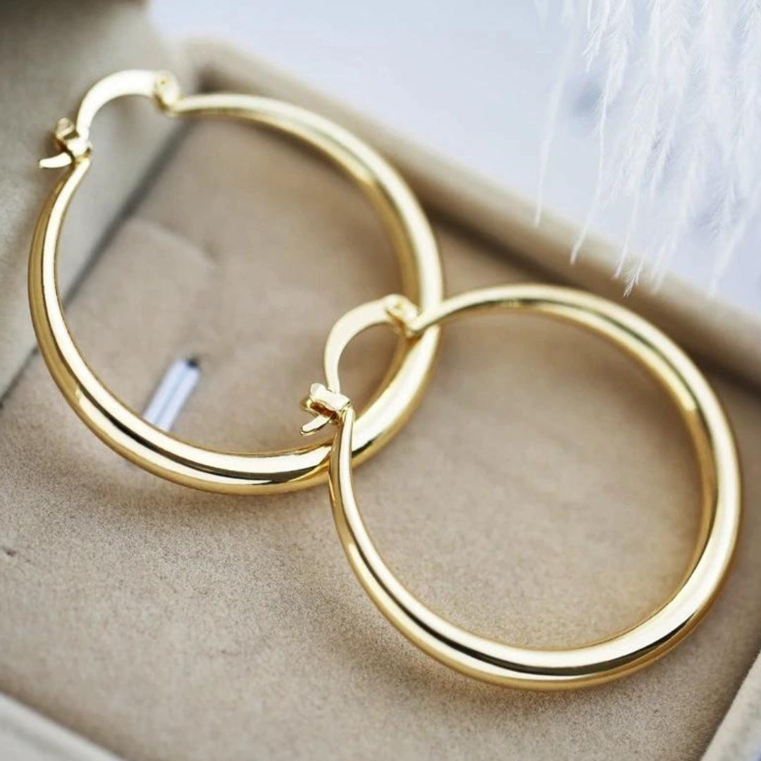 Gold Statement Earrings