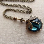 Vintage Dragonfly Necklace Set