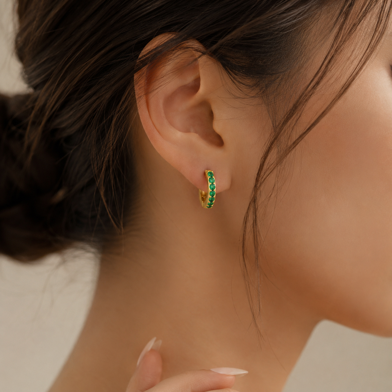 Lavish Gold Tone Earrings