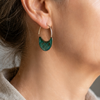 Vintage Worn Turquoise Earrings