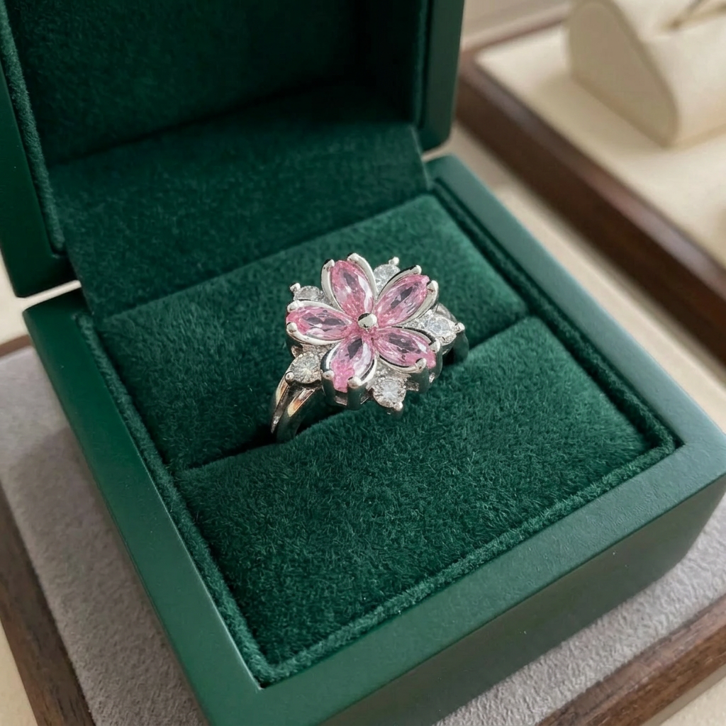 Cherry Blossom Classic Ring