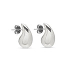 Mato Drop White Gold Earrings