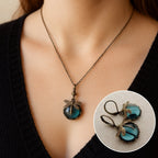 Vintage Dragonfly Necklace Set