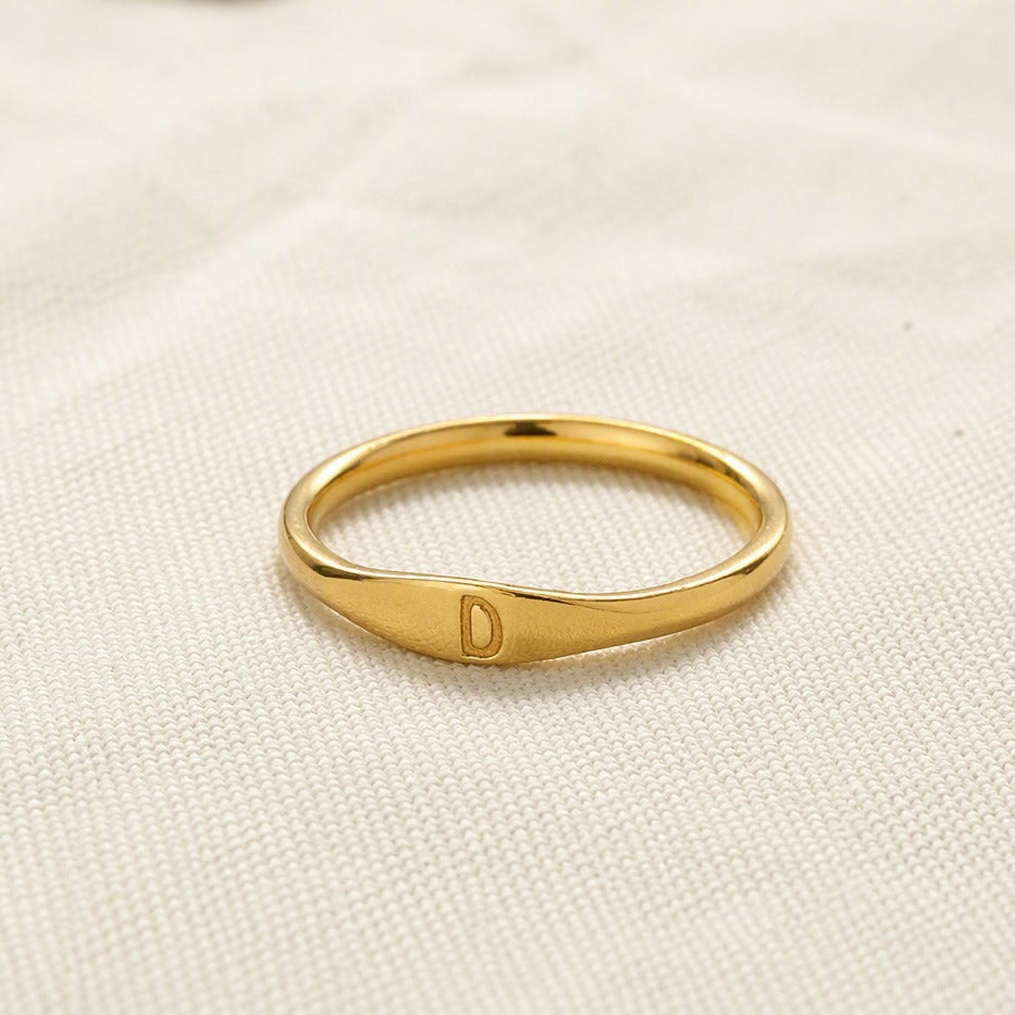 Liora Letter Ring Collection