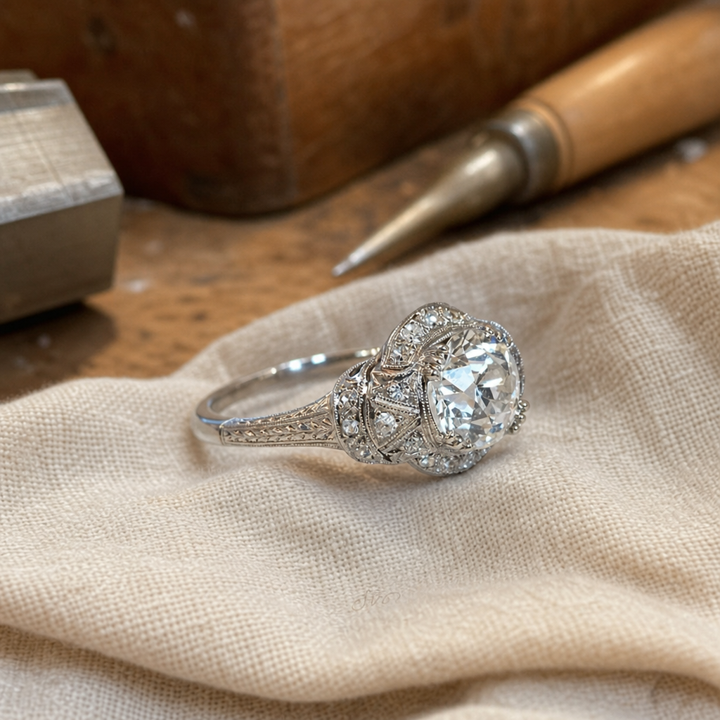 Dazzling Zirconia Silver Ring