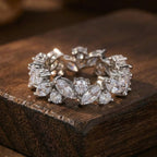 Graceful Marquise Stone Eternity Ring