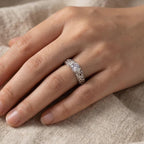 Luxe Zirconia Silver Ring