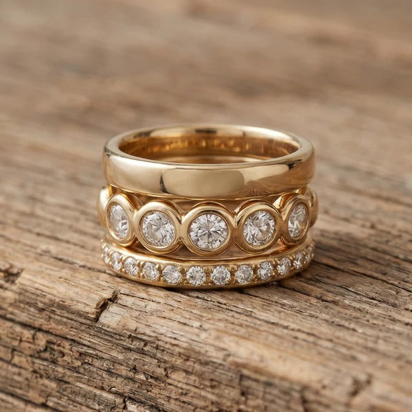 Magica Gold Forged Rings
