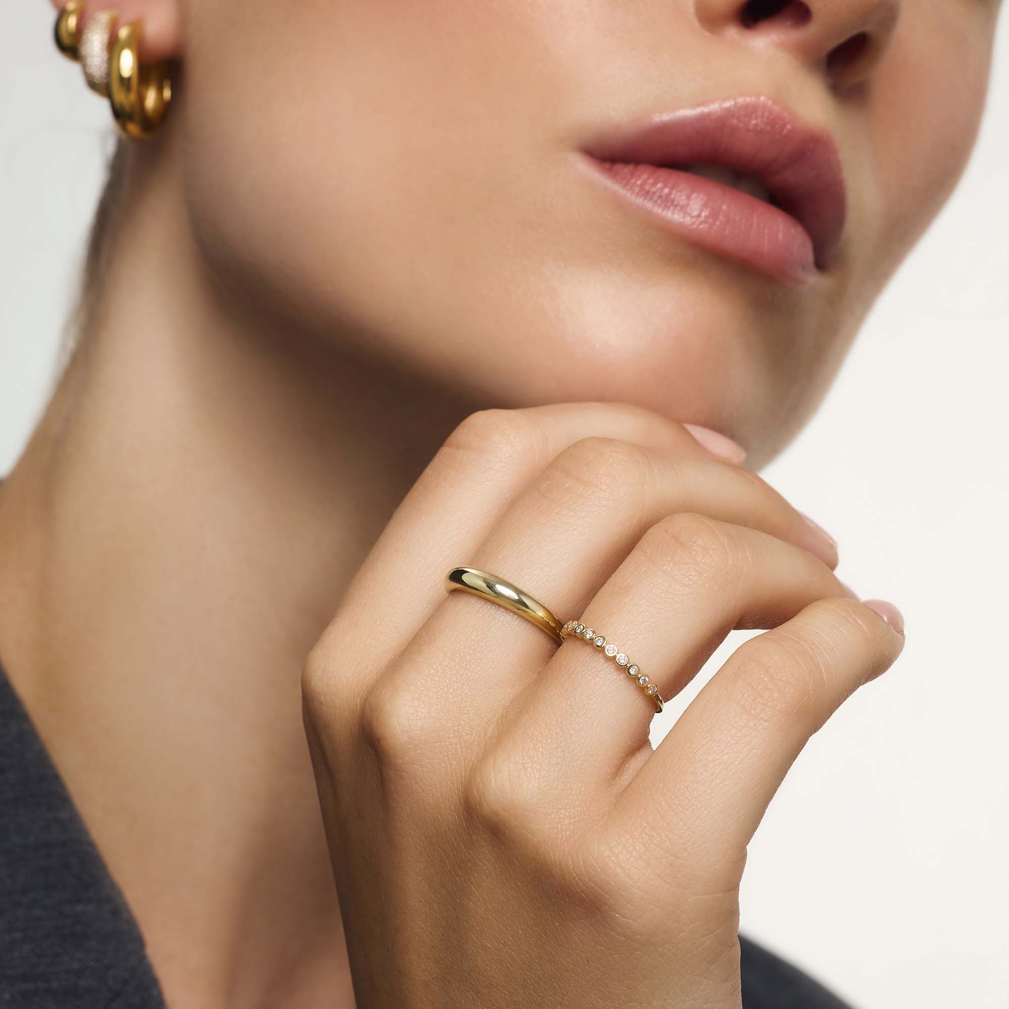 Timeless Crystals Statement Ring