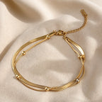 Opulent Layered Anklet Chain