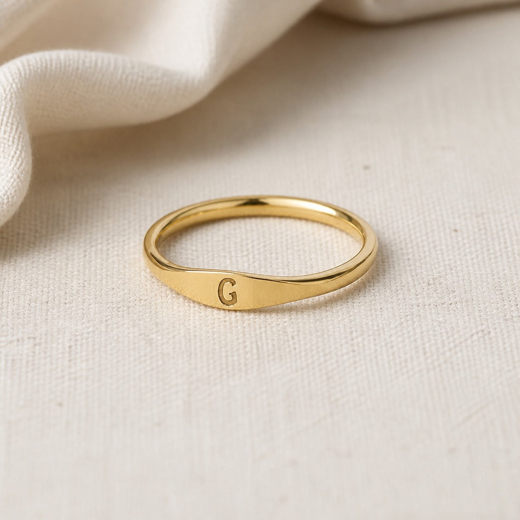 Liora Letter Ring Collection