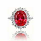 Scarlet Crown Ruby Ring