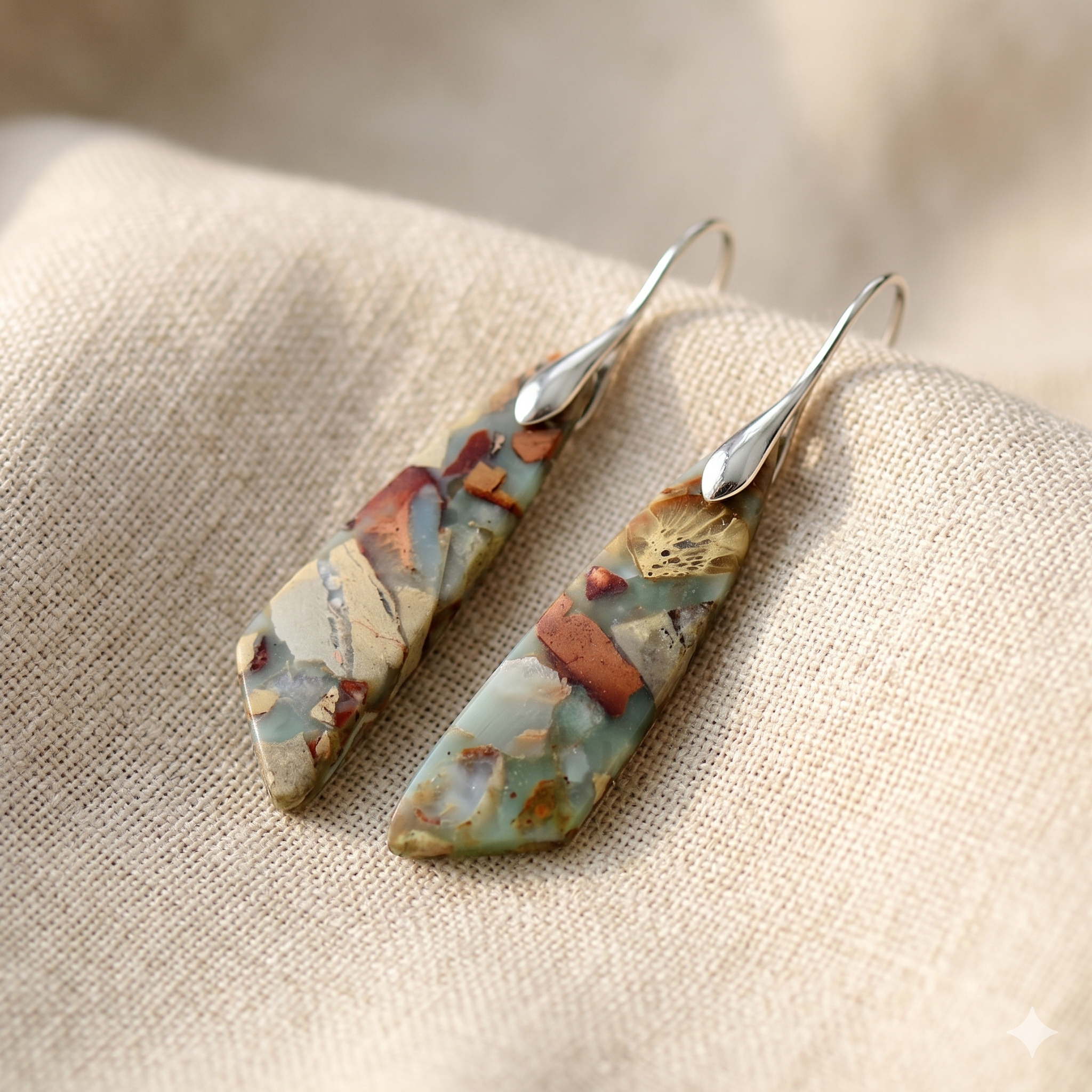 Charm Natural Stone Earrings