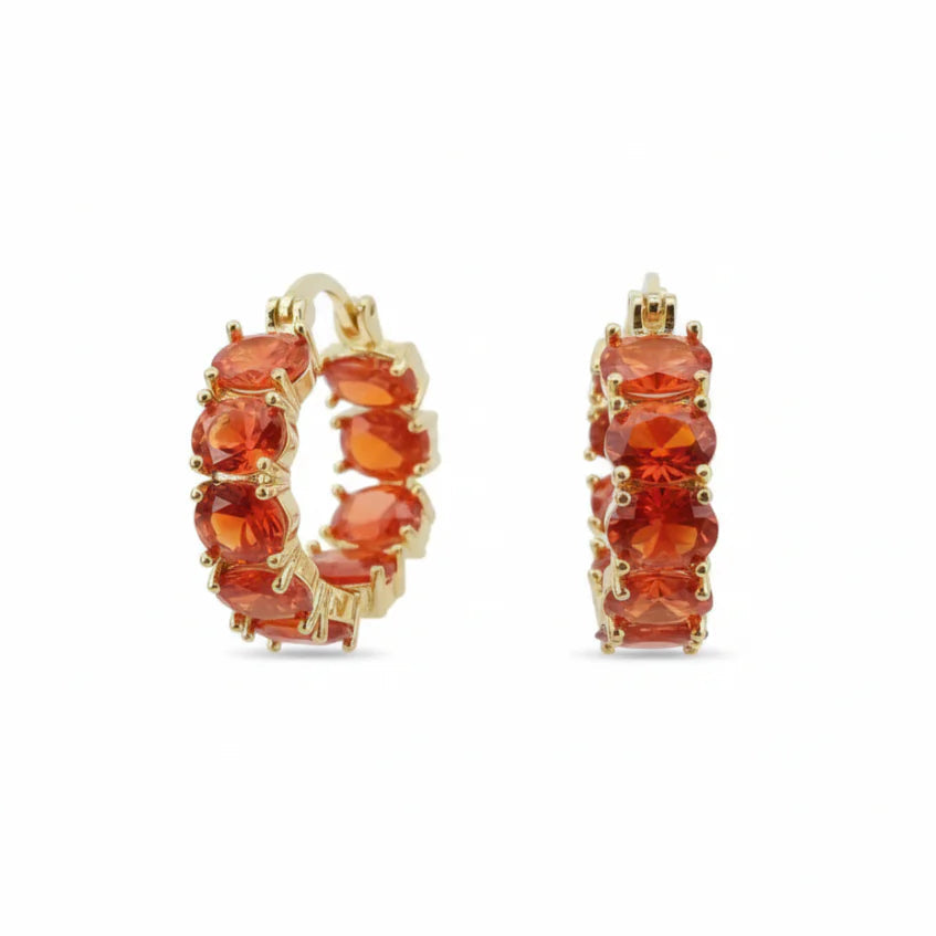 Luxe Crown Gold Earrings