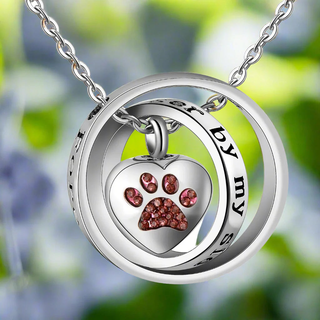 Memorial Paw Pendant Necklace