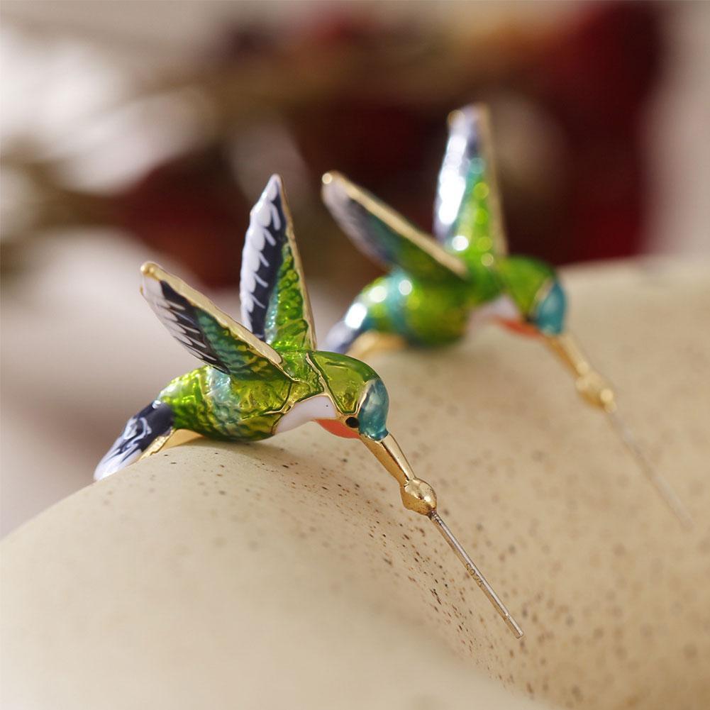 Hummingbird Statement Earrings