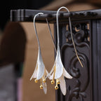Classic Silver Flower Earrings