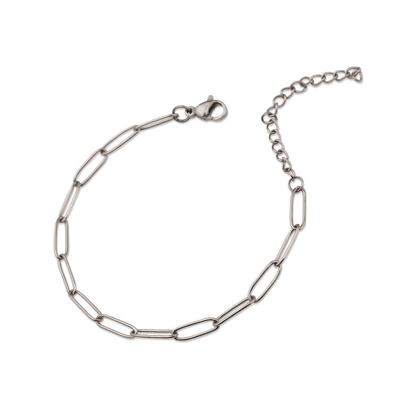 Venice Link White Gold Bracelet
