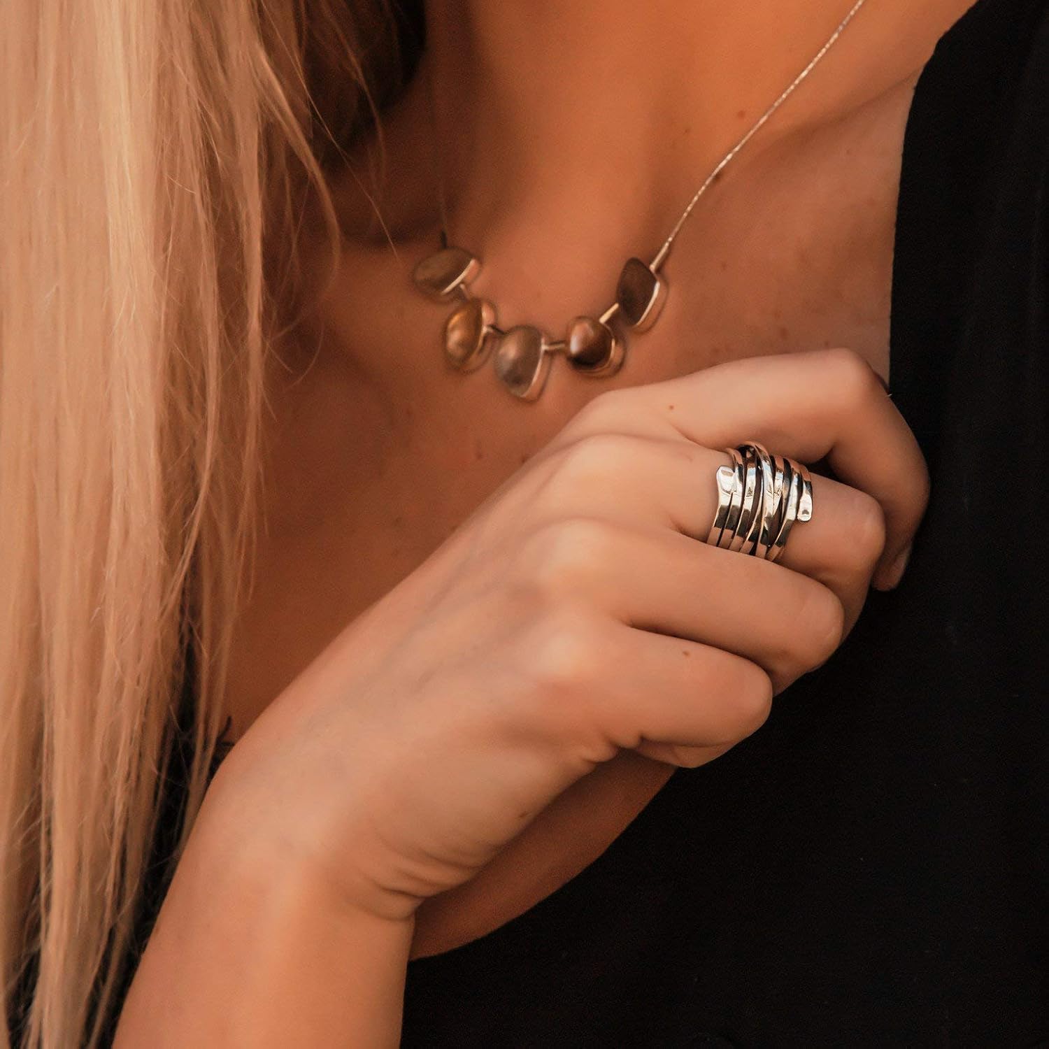Vintage Silver Layer Ring