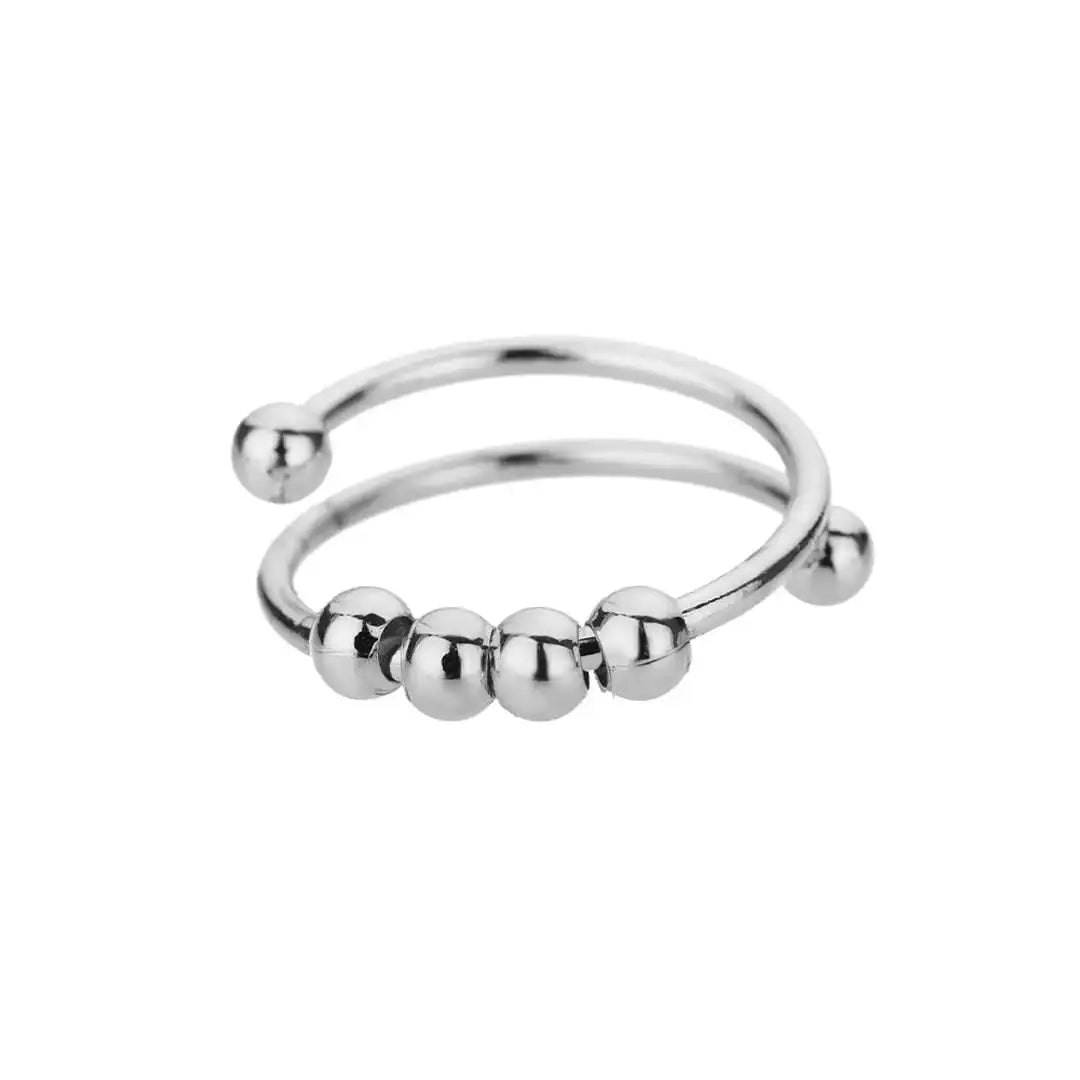Anxiety and Anti Stress Beaded Adjustable Ring