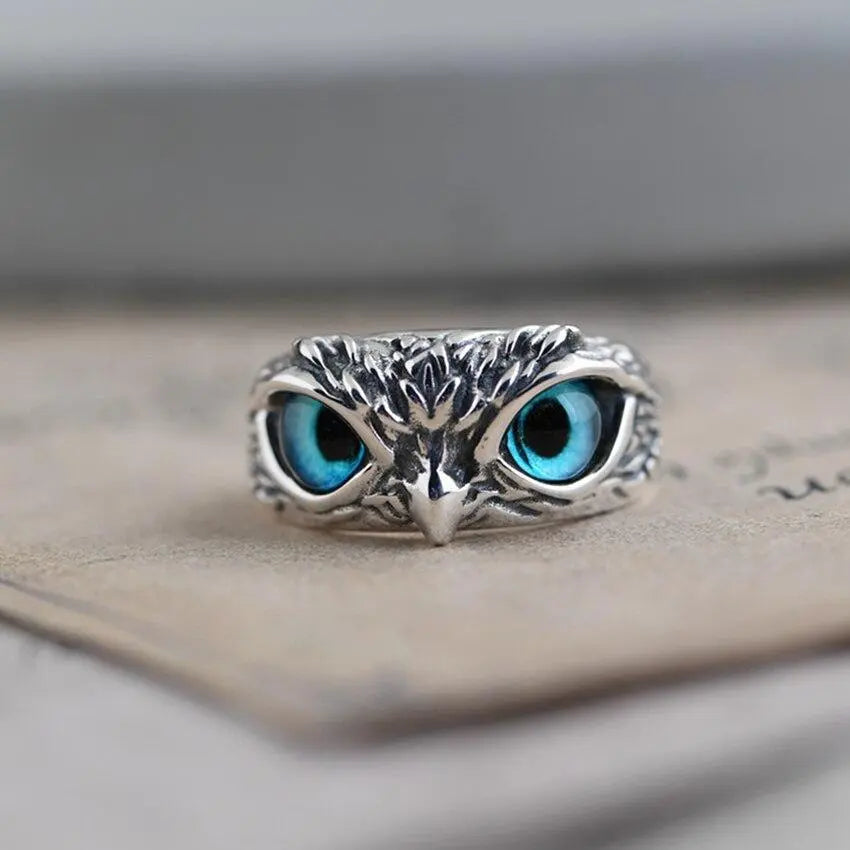 Lucky Owl Opal Ring