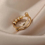 Anxiety and Anti Stress Beaded Adjustable Ring