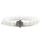 Crystal Paw Beaded Bracelet